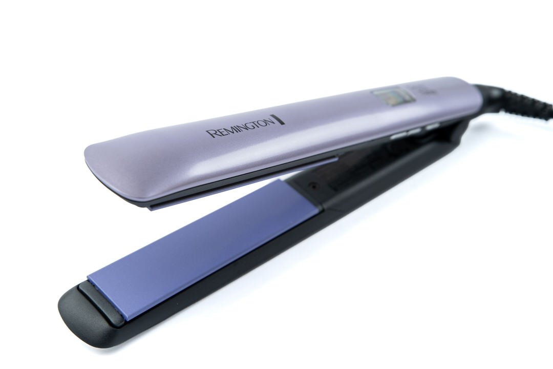 Plancha remington control frizz morada original - Vista 3