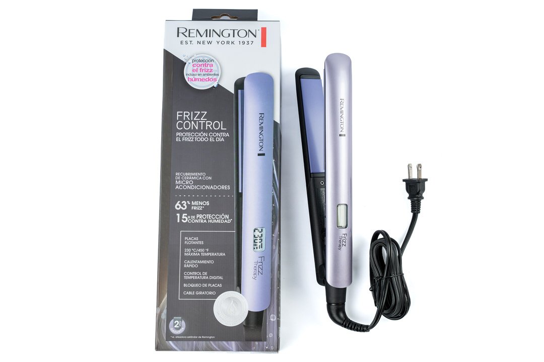 Plancha remington control frizz morada original - Vista 4